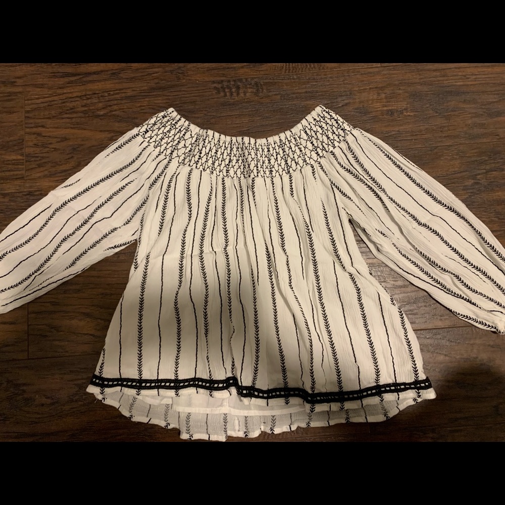 Girls off the shoulder top